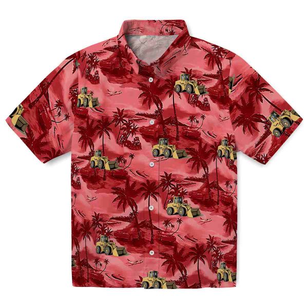 Construction Coastal Palms Hawaiian Shirt Best selling