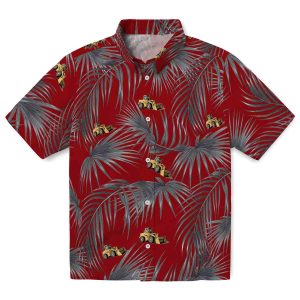 Construction Leafy Palms Hawaiian Shirt Best selling