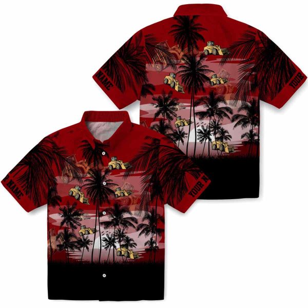 Construction Sunset Scene Hawaiian Shirt Latest Model