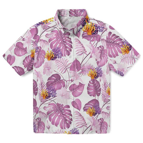 Coral Tropical Plants Hawaiian Shirt Best selling