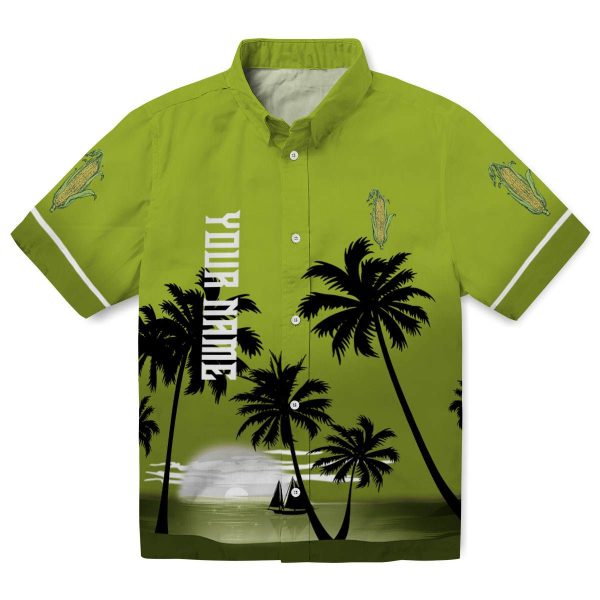 Corn Beach Sunset Hawaiian Shirt Best selling