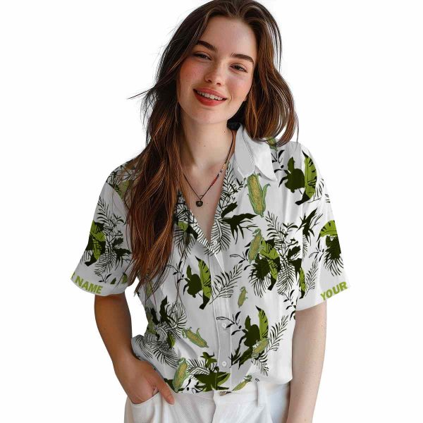 Corn Botanical Theme Hawaiian Shirt Trendy