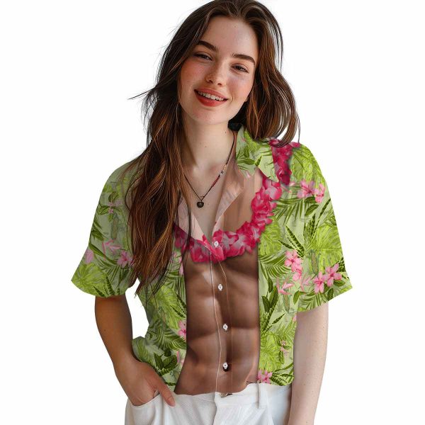 Corn Chest Illusion Hawaiian Shirt Trendy