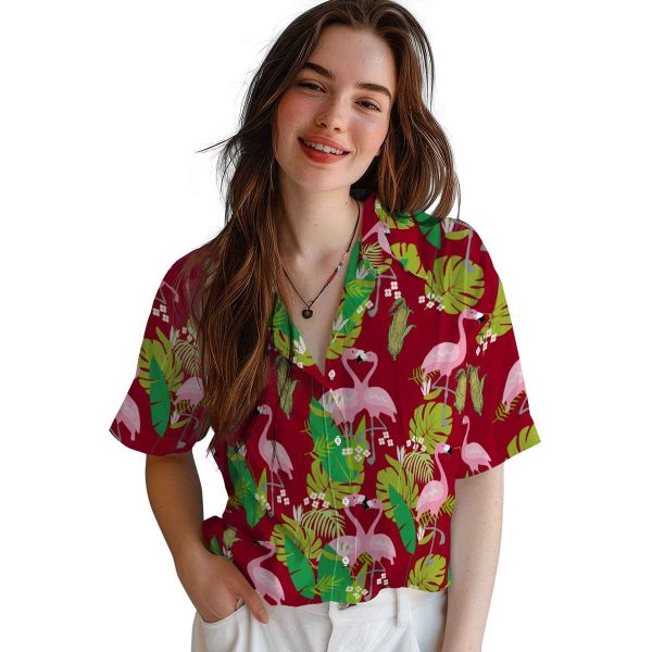 Corn Flamingo Foliage Hawaiian Shirt Trendy