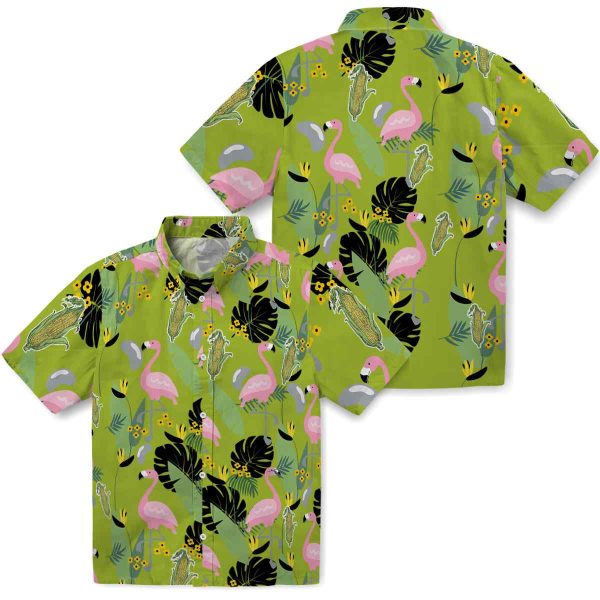 Corn Flamingo Leaves Hawaiian Shirt Latest Model