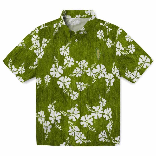 Corn Hibiscus Clusters Hawaiian Shirt Best selling