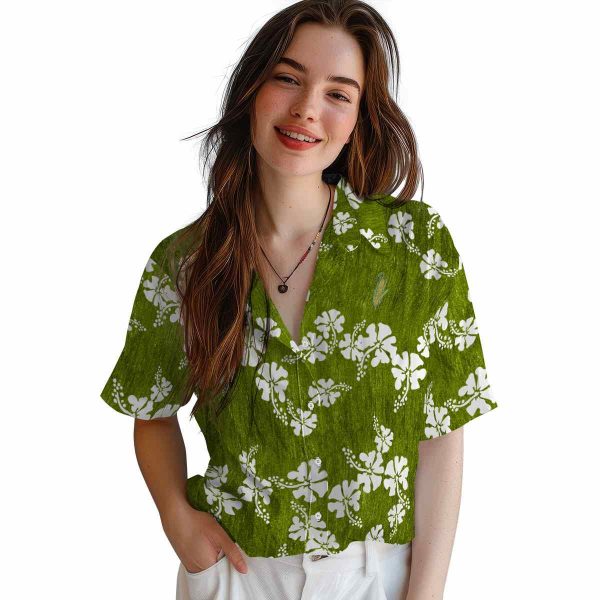 Corn Hibiscus Clusters Hawaiian Shirt Trendy