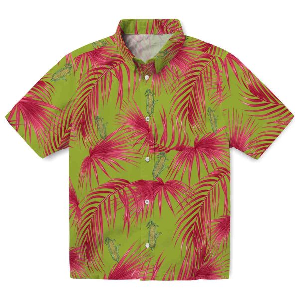 Corn Leafy Palms Hawaiian Shirt Best selling