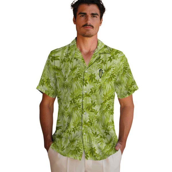 Corn Leafy Pattern Hawaiian Shirt High quality