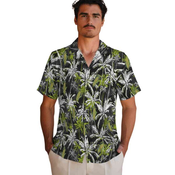 Corn Palm Pattern Hawaiian Shirt High quality