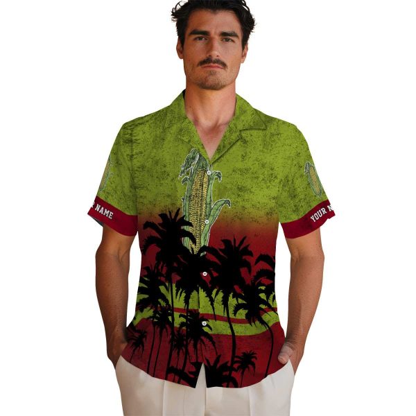 Corn Sunset Pattern Hawaiian Shirt High quality