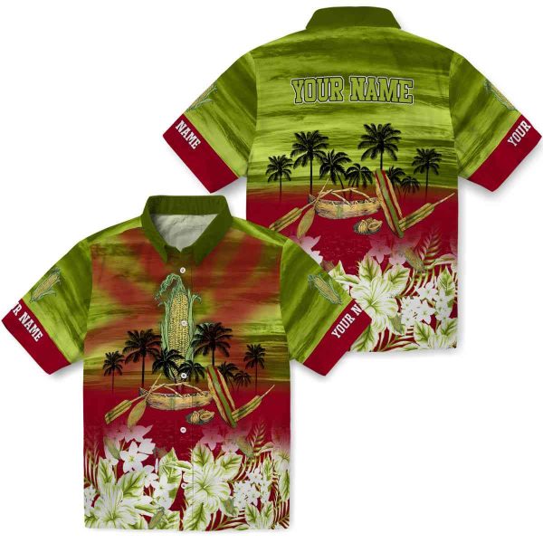 Corn Tropical Canoe Hawaiian Shirt Latest Model