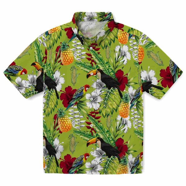 Corn Tropical Toucan Hawaiian Shirt Best selling