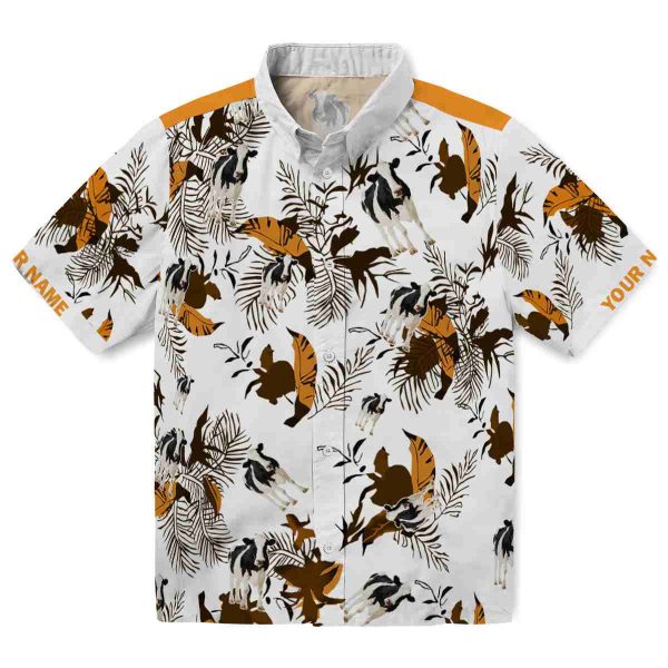 Cow Botanical Theme Hawaiian Shirt Best selling