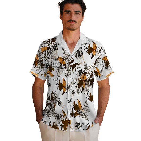 Cow Botanical Theme Hawaiian Shirt High quality