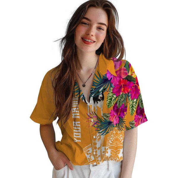 Cow Floral Polynesian Hawaiian Shirt Trendy