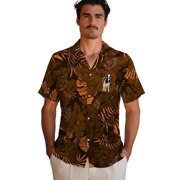 Cow Jungle Vibes Hawaiian Shirt High quality