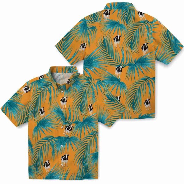 Cow Leafy Palms Hawaiian Shirt Latest Model