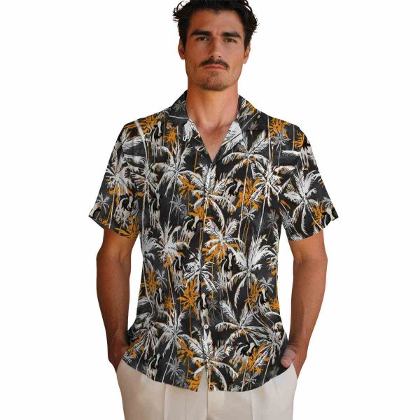 Cow Palm Pattern Hawaiian Shirt High quality