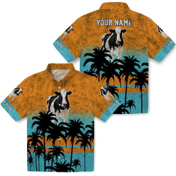 Cow Sunset Pattern Hawaiian Shirt Latest Model