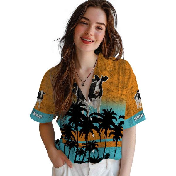 Cow Sunset Pattern Hawaiian Shirt Trendy