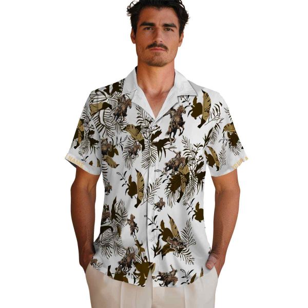 Cowboy Botanical Theme Hawaiian Shirt High quality