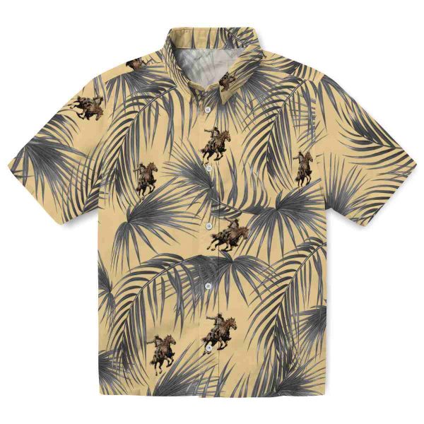 Cowboy Leafy Palms Hawaiian Shirt Best selling