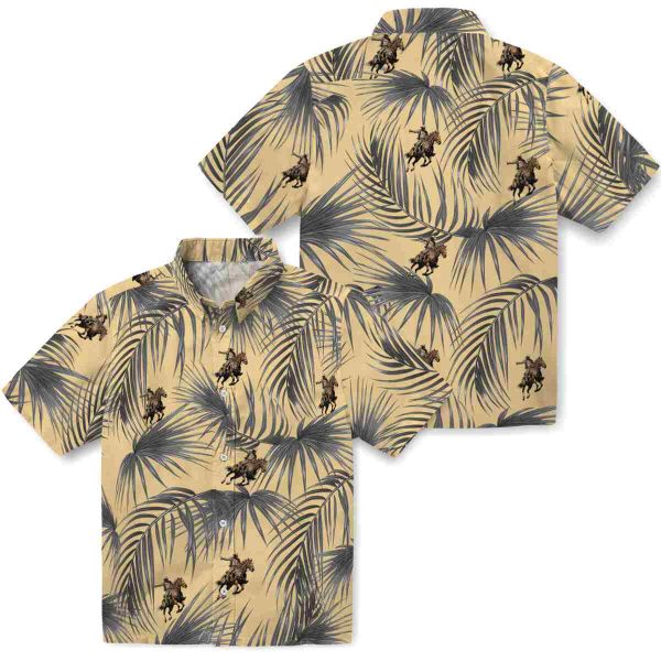 Cowboy Leafy Palms Hawaiian Shirt Latest Model