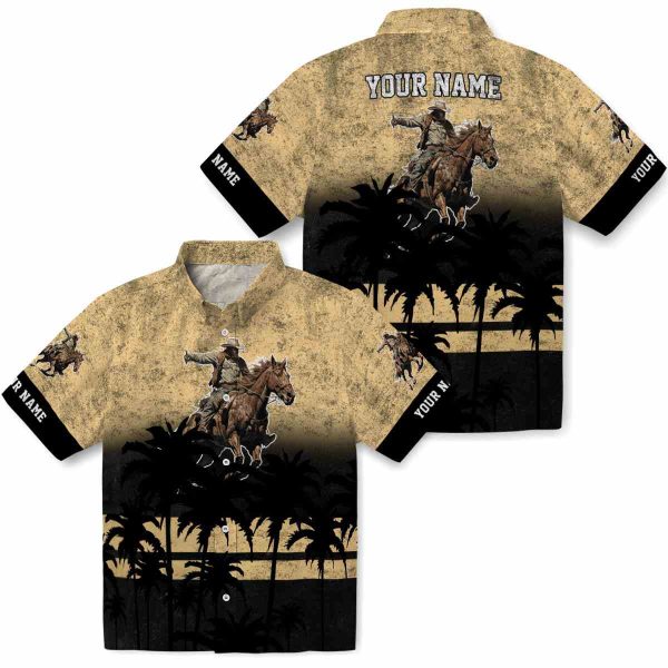 Cowboy Sunset Pattern Hawaiian Shirt Latest Model