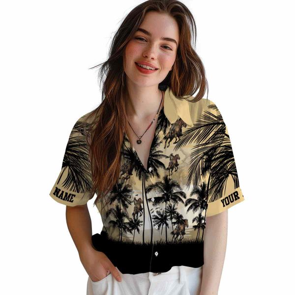 Cowboy Sunset Scene Hawaiian Shirt Trendy