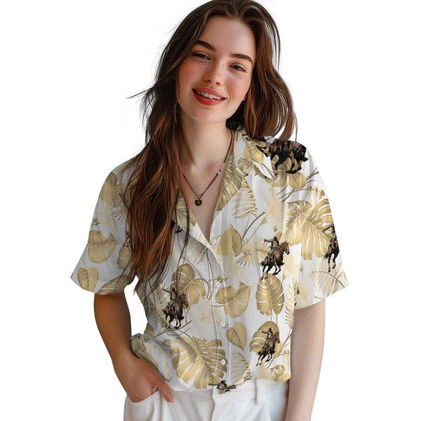 Cowboy Tropical Plants Hawaiian Shirt Trendy