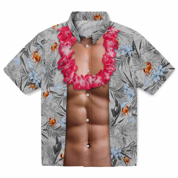 Crab Chest Illusion Hawaiian Shirt Best selling