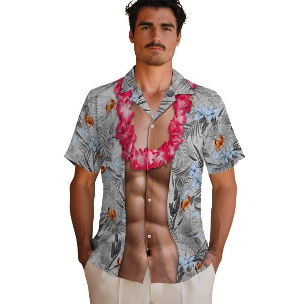 Crab Chest Illusion Hawaiian Shirt High quality