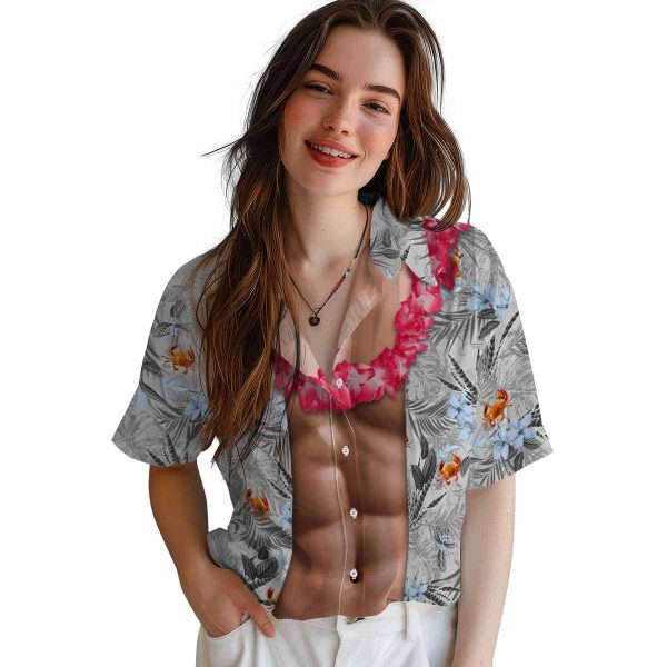 Crab Chest Illusion Hawaiian Shirt Trendy