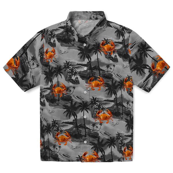 Crab Coastal Palms Hawaiian Shirt Best selling