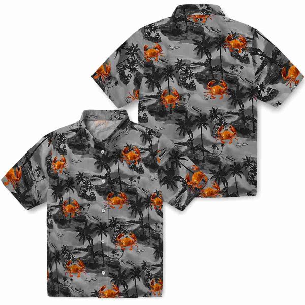 Crab Coastal Palms Hawaiian Shirt Latest Model