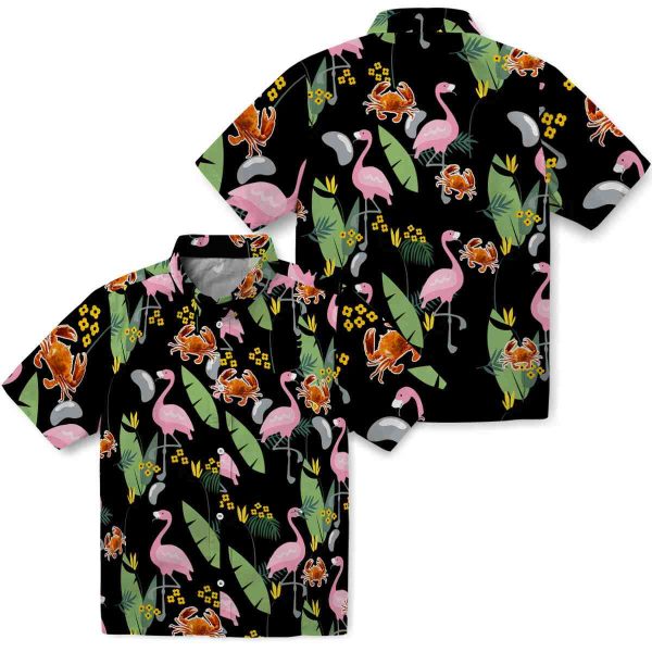 Crab Flamingo Leaves Hawaiian Shirt Latest Model