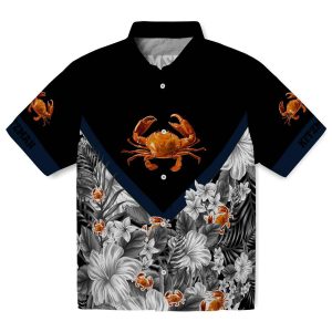 Crab Floral Chevron Hawaiian Shirt Best selling