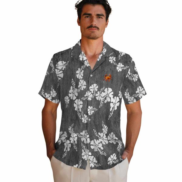 Crab Hibiscus Clusters Hawaiian Shirt High quality