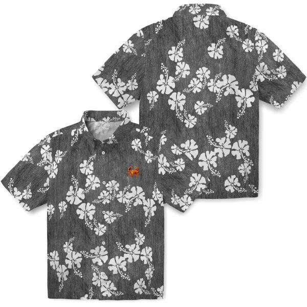 Crab Hibiscus Clusters Hawaiian Shirt Latest Model