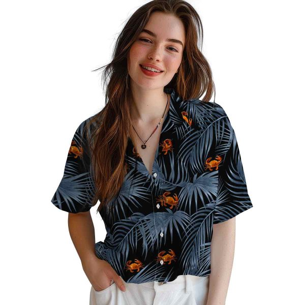 Crab Leafy Palms Hawaiian Shirt Trendy