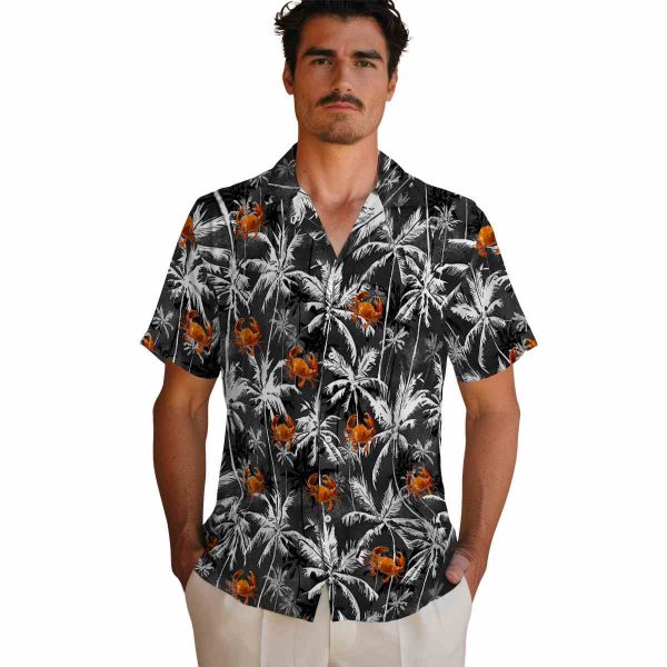 Crab Palm Pattern Hawaiian Shirt High quality