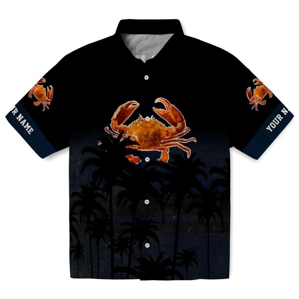 Crab Sunset Pattern Hawaiian Shirt Best selling