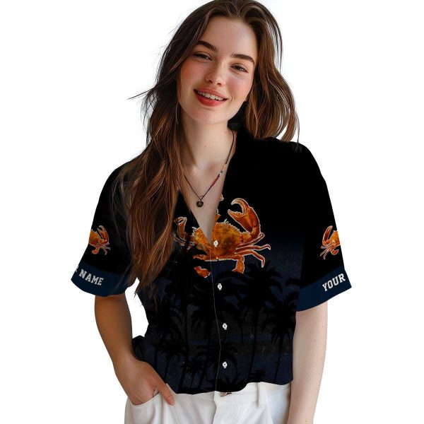 Crab Sunset Pattern Hawaiian Shirt Trendy