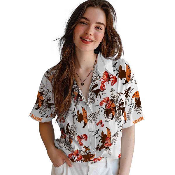 Crawfish Botanical Theme Hawaiian Shirt Trendy