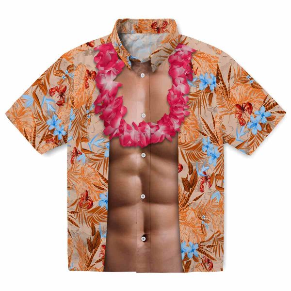 Crawfish Chest Illusion Hawaiian Shirt Best selling