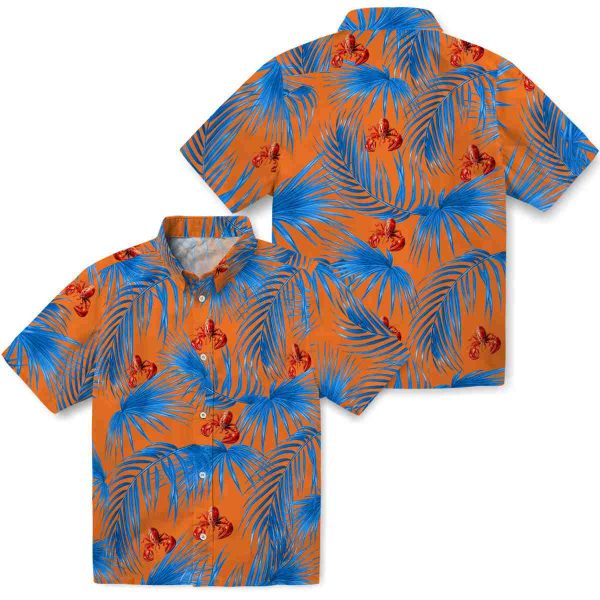 Crawfish Leafy Palms Hawaiian Shirt Latest Model