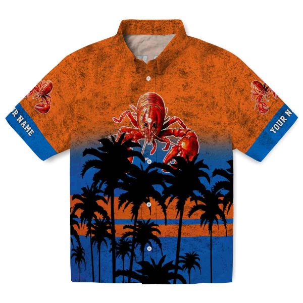 Crawfish Sunset Pattern Hawaiian Shirt Best selling