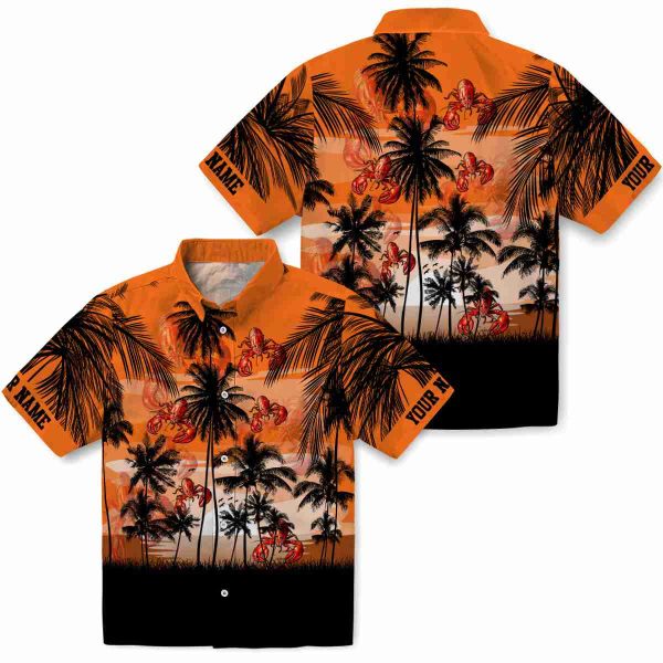 Crawfish Sunset Scene Hawaiian Shirt Latest Model