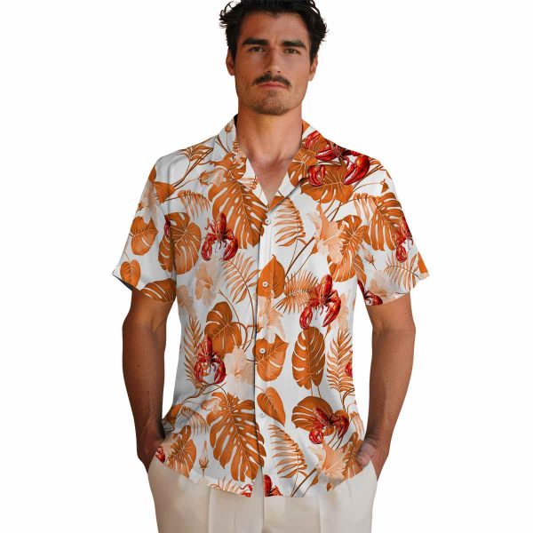 Crawfish Tropical Plants Hawaiian Shirt High quality